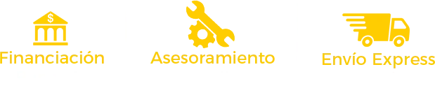 Financiación disponible, asesoramiento especializado y envío express a todo el país